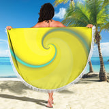Beach Blanket - Yellow Wave