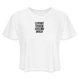 Women's Cropped T-Shirt - white