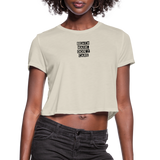 Women's Cropped T-Shirt - dust