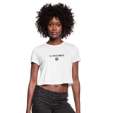 Women's Cropped T-Shirt - white