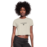 Women's Cropped T-Shirt - dust