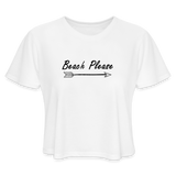 Women's Cropped T-Shirt - white