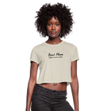 Women's Cropped T-Shirt - dust