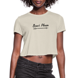 Women's Cropped T-Shirt - dust