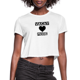 Women's Cropped T-Shirt - white