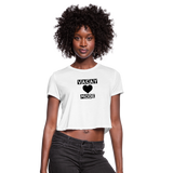 Women's Cropped T-Shirt - white