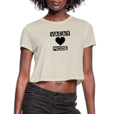 Women's Cropped T-Shirt - dust