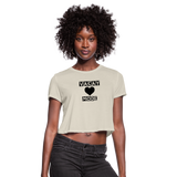 Women's Cropped T-Shirt - dust