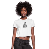 Women's Cropped T-Shirt - white