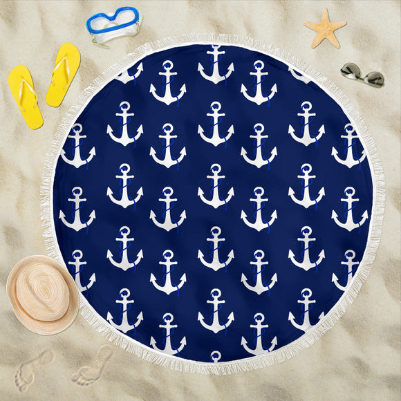 Beach Blanket - Small Anchors