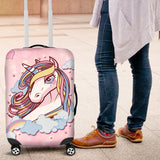 Luggage Cover - Unicorn Pink