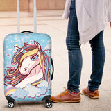 Luggage Cover -Unicorn Blue