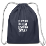 Cotton Drawstring Bag - navy