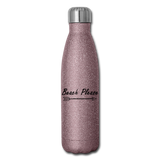 Insulated Stainless Steel Water Bottle - pink glitter