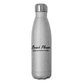 Insulated Stainless Steel Water Bottle - silver glitter