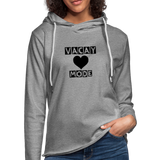 Unisex Lightweight Terry Hoodie - heather gray