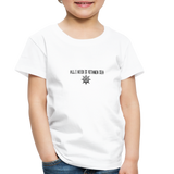 Toddler Premium T-Shirt - white