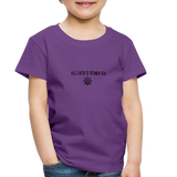 Toddler Premium T-Shirt - purple