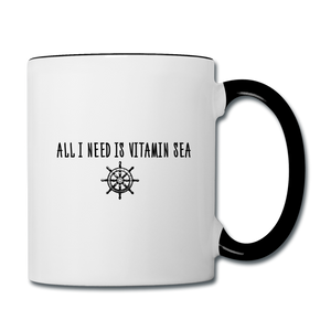 Contrast Coffee Mug - white/black