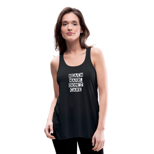 Women's Flowy Tank Top by Bella - black