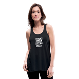 Women's Flowy Tank Top by Bella - black