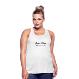 Women's Flowy Tank Top by Bella - white