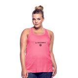 Women's Flowy Tank Top by Bella - neon pink