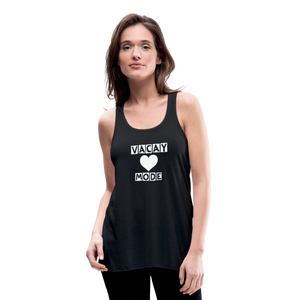 Women's Flowy Tank Top by Bella - black