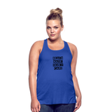 Women's Flowy Tank Top by Bella - royal blue