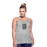 Women's Flowy Tank Top by Bella - heather gray