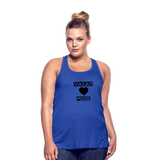 Women's Flowy Tank Top by Bella - royal blue