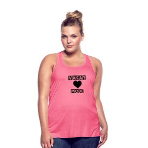 Women's Flowy Tank Top by Bella - neon pink