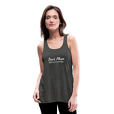 Women's Flowy Tank Top by Bella - deep heather