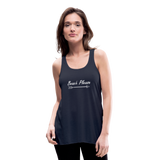 Women's Flowy Tank Top by Bella - navy