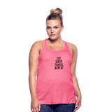 Women's Flowy Tank Top by Bella - neon pink